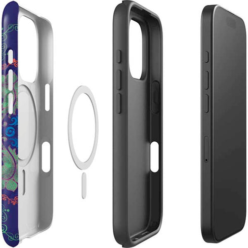 Ornate Swirls iPhone 16 Pro Max Magsafe Impact Case