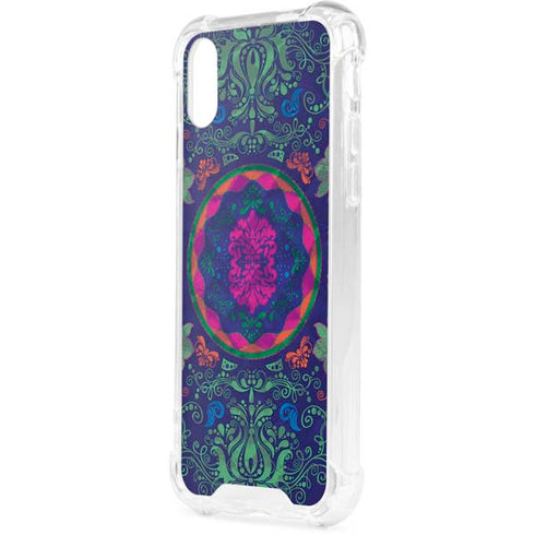 Ornate Swirls iPhone XS Clear Case