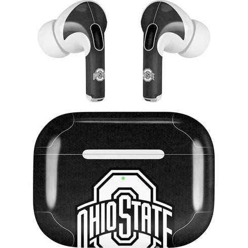 Ohio State University OSU Black AirPods Pro 2nd Gen Skin