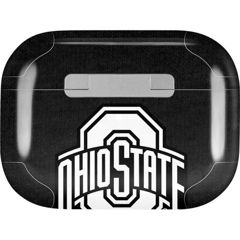 Ohio State University OSU Black AirPods Pro 2nd Gen Skin