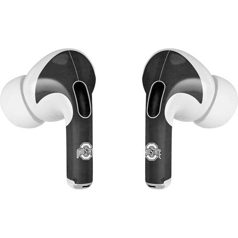 Ohio State University OSU Black AirPods Pro 2nd Gen Skin