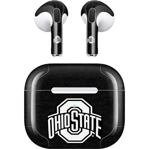 Ohio State University OSU Black Apple AirPods (3rd Gen 2021) Skin