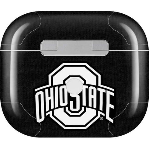 Ohio State University OSU Black Apple AirPods (3rd Gen 2021) Skin
