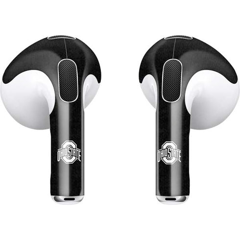 Ohio State University OSU Black Apple AirPods (3rd Gen 2021) Skin