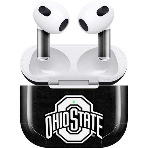 Ohio State University OSU Black Apple AirPods (3rd Gen 2021) Skin