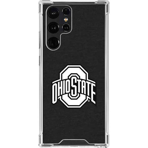 Ohio State University OSU Black Galaxy S23 Ultra Clear Case