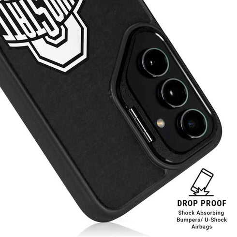 Ohio State University OSU Black Galaxy S24 Plus Kickstand Case