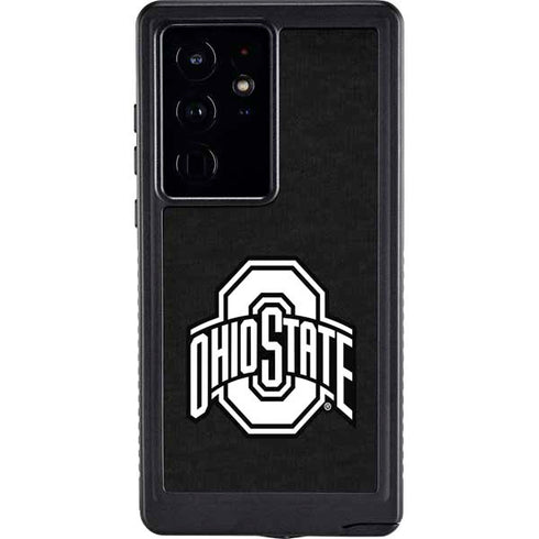 Ohio State University OSU Black Galaxy S24 Ultra Waterproof Case