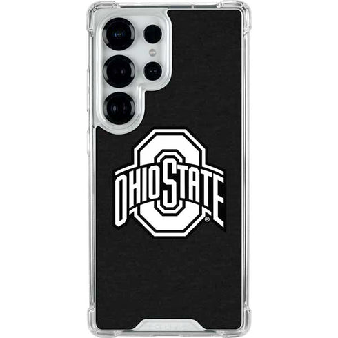Ohio State University OSU Black Galaxy S25 Ultra Clear Case