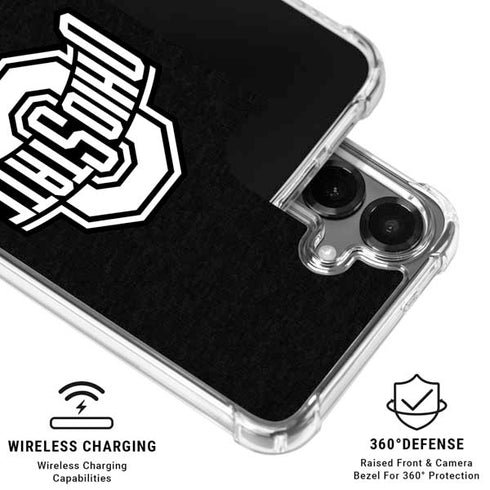 Ohio State University OSU Black Galaxy S26 Clear Case