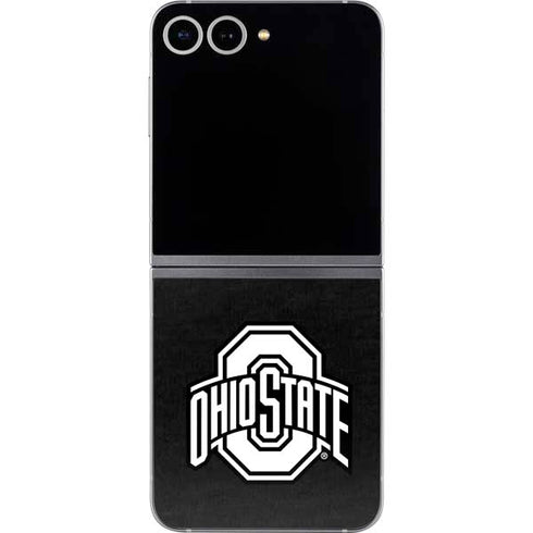 Ohio State University OSU Black Galaxy Z Flip6 Skin