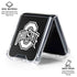Ohio State University OSU Black Galaxy Z Flip6 Clear Case