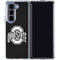Ohio State University OSU Black Galaxy Z Fold5 5G Clear Case