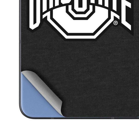 Ohio State University OSU Black Galaxy Z Fold5 5G Skin