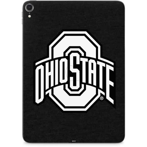 Ohio State University OSU Black Apple iPad Pro Skin