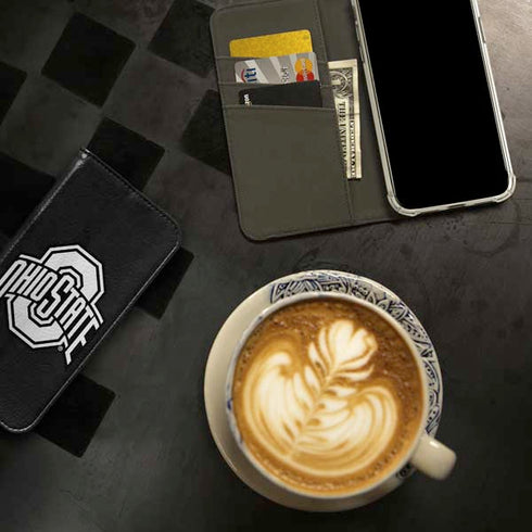 Ohio State University OSU Black iPhone 14 Folio Case