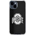 Ohio State University OSU Black iPhone 15 Clear Case