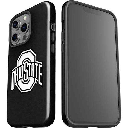 Ohio State University OSU Black iPhone 15 Pro Impact Case