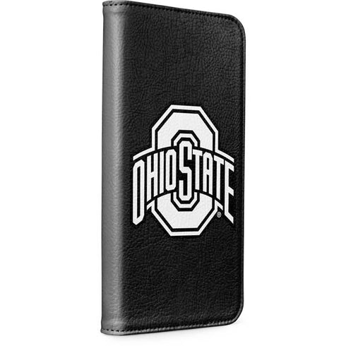 Ohio State University OSU Black iPhone 15 Pro Max Folio Case