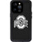 Ohio State University OSU Black iPhone 15 Pro Waterproof Case