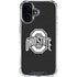 Ohio State University OSU Black iPhone 16 Clear Case