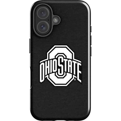 Ohio State University OSU Black iPhone 16 Impact Case