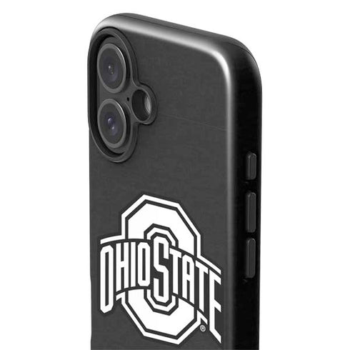 Ohio State University OSU Black iPhone 16 Impact Case