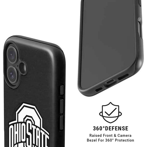 Ohio State University OSU Black iPhone 16 Plus Magsafe Impact Case