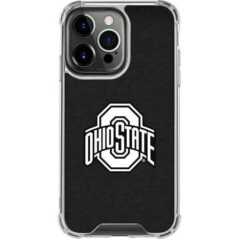 Ohio State University OSU Black iPhone 16 Pro Clear Case