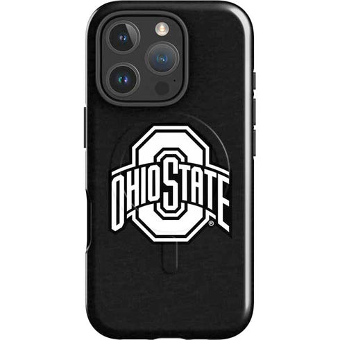 Ohio State University OSU Black iPhone 16 Pro Max Magsafe Impact Case