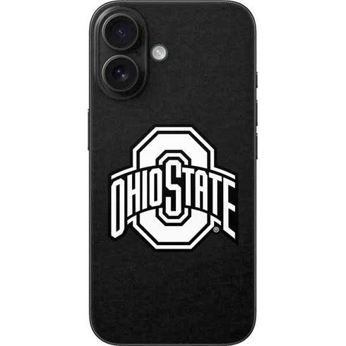 Ohio State University OSU Black iPhone 16 Skin
