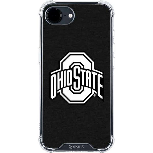 Ohio State University OSU Black iPhone 16e Clear Case