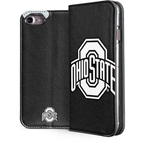 Ohio State University OSU Black iPhone 7 Folio Case