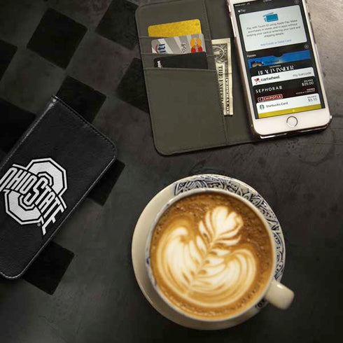 Ohio State University OSU Black iPhone 7 Folio Case