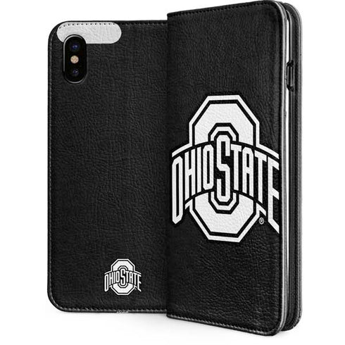 Ohio State University OSU Black iPhone 8 Folio Case