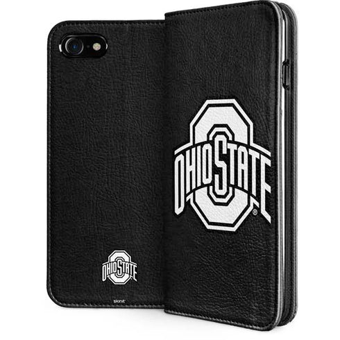 Ohio State University OSU Black iPhone SE (2nd & 3rd Gen) Folio Case