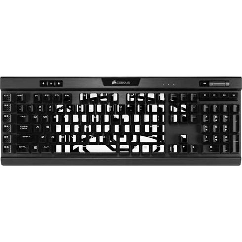 Ohio State University OSU Black K95 RGB PLATINUM Mechanical Gaming Keyboard Skin