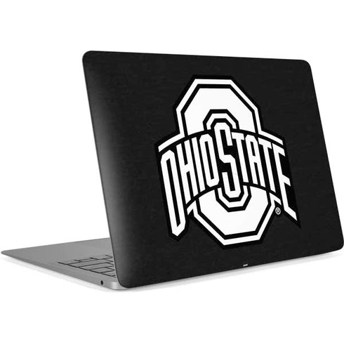 Ohio State University OSU Black Apple MacBook Air Skin