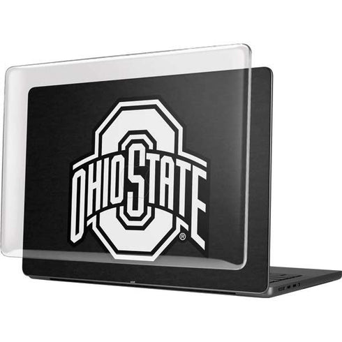 Ohio State University OSU Black MacBook Pro 14in (2021-24) Case plus Skin