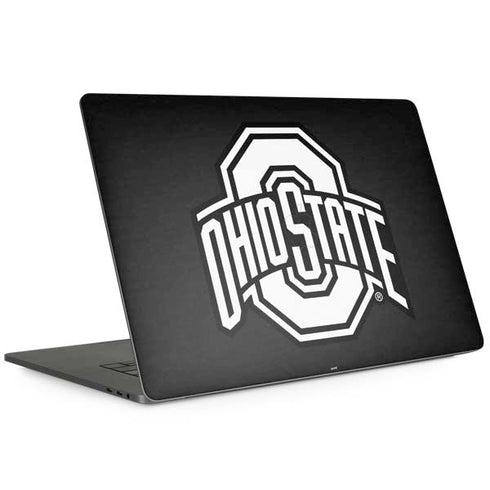 Ohio State University OSU Black MacBook Skins