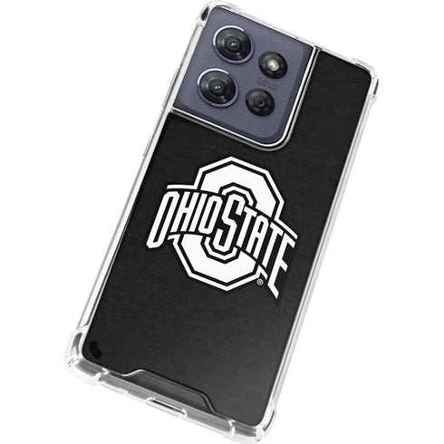 Ohio State University OSU Black Moto G 5G (2025) Clear Case