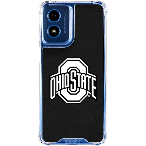 Ohio State University OSU Black Moto G 5G (2024) Clear Case