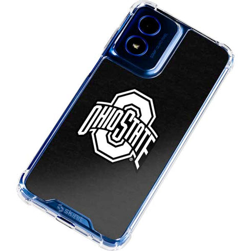 Ohio State University OSU Black Moto G 5G (2024) Clear Case