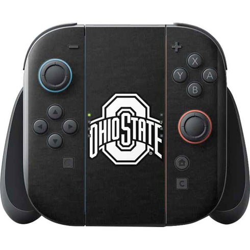 Ohio State University OSU Black Nintendo Switch 2 (2025) with Joy-Con Skin