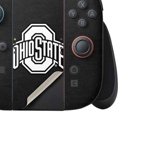 Ohio State University OSU Black Nintendo Switch 2 (2025) Joy-Con Controller Skin
