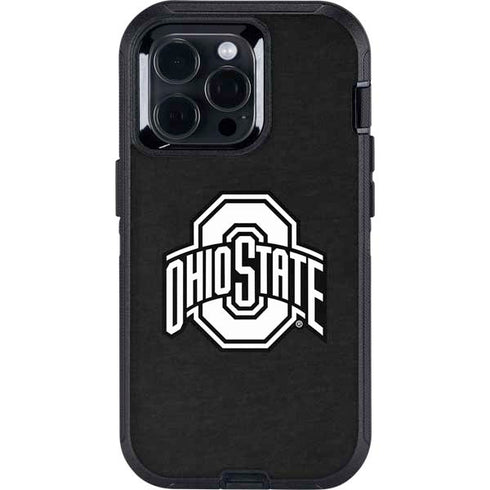 Ohio State University OSU Black Otterbox Defender iPhone Skin