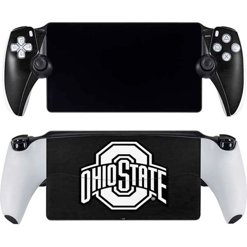 Ohio State University OSU Black PlayStation Portal Remote Player Skin