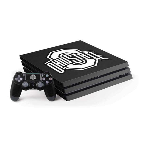Ohio State University OSU Black PlayStation PS4 Skins