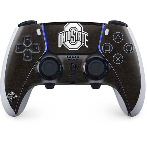 Ohio State University OSU Black PS5 DualSense Edge Pro Controller Skin