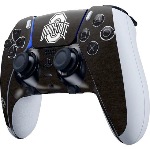 Ohio State University OSU Black PS5 DualSense Edge Pro Controller Skin